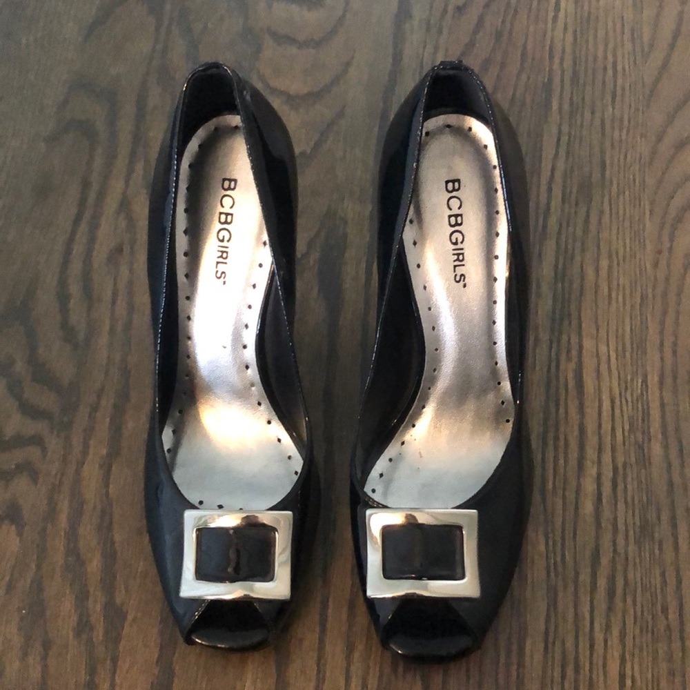 Black high heels